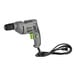 A Genesis corded electric drill with a keyless chuck.