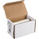 A box with a roll of Western Plastics perforated film inside.