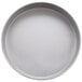 An American Metalcraft tin-plated steel round cake pan with straight sides.