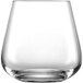 A Schott Zwiesel Verbelle double old fashioned glass with a white background.