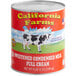 A white #10 can of California Farms sweetened condensed milk.