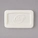 A white rectangular bar of Dial soap with text on it.