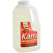 A plastic jug of Karo Light Corn Syrup.