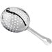A stainless steel Choice julep strainer with holes in it.