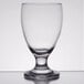 An Anchor Hocking Excellency wine goblet with a clear glass and a base.