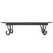 An American Metalcraft wrought iron griddle stand with hooks.