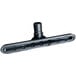A black Delfin Industrial floor tool with a black scalloped attachment and a metal handle.