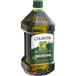 A 2 liter bottle of Colavita extra virgin olive oil.