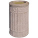 A stone round concrete cigarette ash receptacle from Wausau Tile.