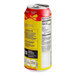A yellow and red C4 Energy Cherry Starburst soda can with black and white text.