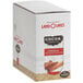A white box of Land O Lakes Cocoa Classics Cinnamon and Chocolate Cocoa Mix packets with a label on it.