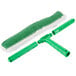 A green Unger ThePad StripWasher with a green plastic T-bar handle.
