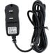 A black Tor Rey 9V AC adapter with two plugs.