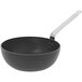 A black de Buyer Choc Intense stir fry pan with a handle.