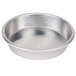 An American Metalcraft aluminum pizza pan with tapered sides.