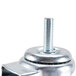 A close-up of a True 3" Swivel Stem Caster screw.
