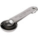 An American Metalcraft stainless steel measuring spoon set with a metal handle.
