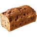 A loaf of Eban's Bakehouse Gluten-Free Cinnamon Raisin Bread with raisins.