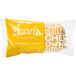 A yellow plastic bag of Eban's Bakehouse gluten-free hamburger buns with white text.