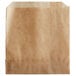 A brown paper bag with a white border.