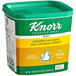 A green and yellow container of Knorr Professional Select Chicken Base.
