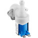 An Avantco white and blue inlet valve.
