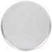 An American Metalcraft standard weight aluminum pizza pan with a white background.