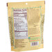 A bag of Bob's Red Mill Gluten-Free Hulled Hemp Seed Hearts with nutrition label.