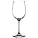 A clear Chef & Sommelier tall wine glass with a stem.