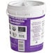 A white bucket of Tropical Acai Premium Acai Sorbet with a purple label.
