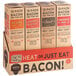 A cardboard case with boxes of Riff's Smokehouse Bacon On the Go Habanero Heat Variety Pack.