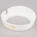 A white Tablecraft salad dressing dispenser collar with beige lettering reading "Lite Italian"