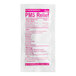 A white Medi-First packet with pink text containing PMS relief caplets.