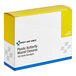 A white and yellow First Aid Only box of 100 large butterfly wound dressings.