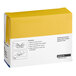 A yellow First Aid Only box of 100 medium Butterfly Closures with instructions on it.