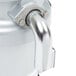 A stainless steel Hobart Commercial Garbage Disposer canister with a short upper housing.