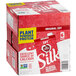 A case of 6 Silk Organic Soy Milk cartons.