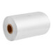 A roll of Lavex Pro white plastic shrink film on a white background.