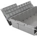 A gray plastic Vollrath Tote 'N Store buffetware box with compartments.
