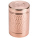 An American Metalcraft copper-plated stainless steel wine cooler with a hammered texture.