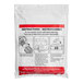 A white plastic bag of three Lavex Pro microfiltration bags for wet/dry vacuums with instructions.
