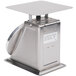 An Edlund heavy-duty stainless steel portion scale with a square top.