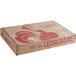 A brown LeCoq Cuisine cardboard box with a red logo.