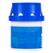 A blue and white Continental P222 toilet bowl cleaner container with a blue lid.