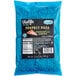 A blue plastic bag of Violife Just Mozzarella Vegan cheese shreds.