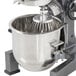 An Avantco mixer with a 304 stainless steel bowl.