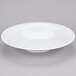 A CAC Super Bright White porcelain bowl on a white background.