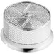 A silver Garde 3 mm stainless steel mesh filter.