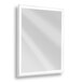 An American Specialties, Inc. rectangular mirror with frosted border on a wall with a white background.