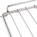 A stainless steel Cooking Performance Group oven rack with two bars.